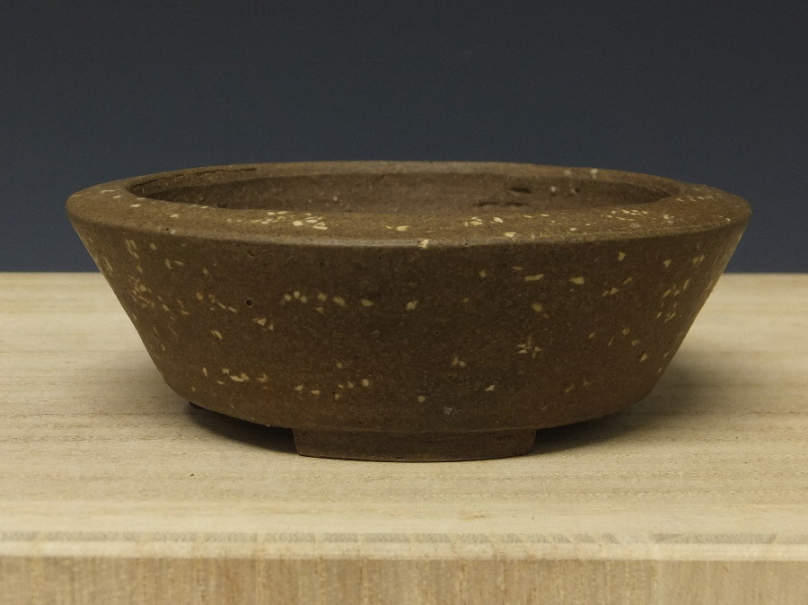 ［東福寺二代］梨皮泥長方鉢 陶芸 美術品 おもちゃ・ホビー・グッズ 【送料込】